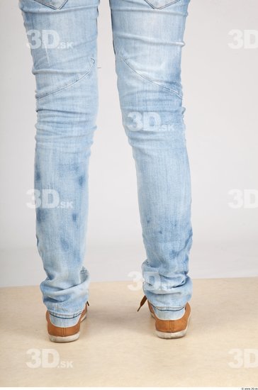 Calf Whole Body Woman Animation references Casual Jeans Slim Studio photo references