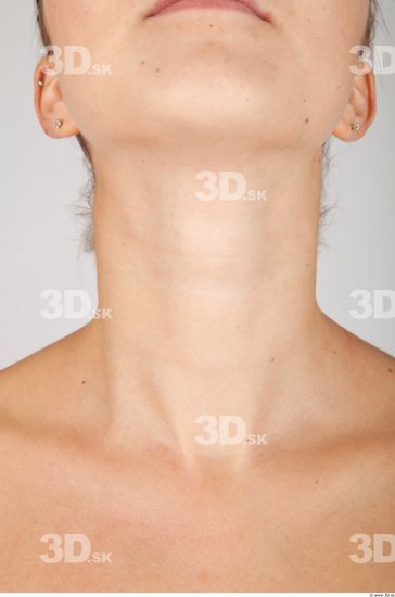 Neck Whole Body Woman Animation references Nude Casual Slim Studio photo references