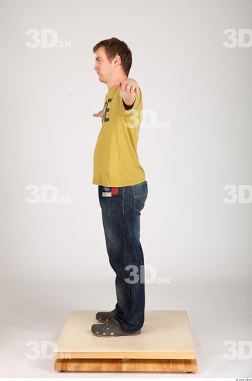 Whole Body Man Animation references T poses Casual Average Studio photo references