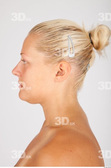 Whole Body Head Woman Animation references Nude Casual Average Studio photo references