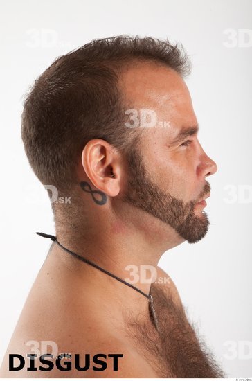 Head Emotions Man Animation references White Average Bearded
