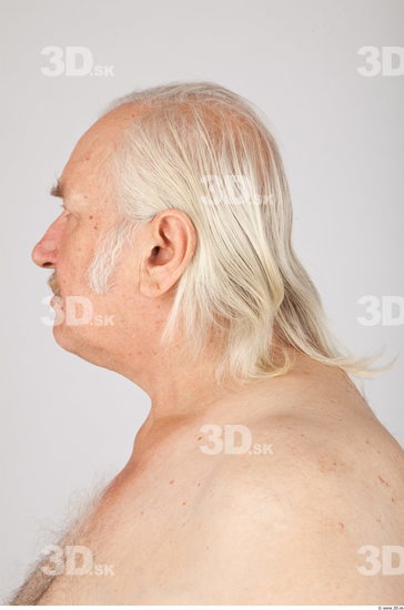 Head Man White Average Wrinkles