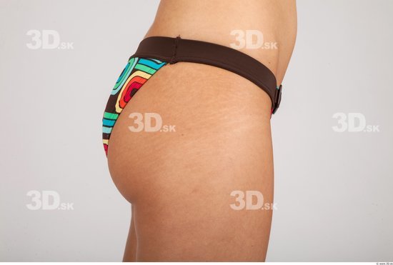 Whole Body Woman Underwear Slim Panties Studio photo references