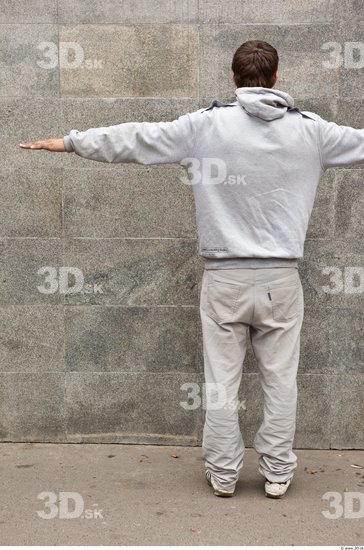 Whole Body Man T poses Casual Average Street photo references