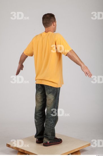 Whole Body Man Animation references Casual Average Studio photo references