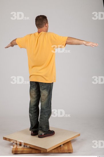 Whole Body Man Animation references T poses Casual Average Studio photo references