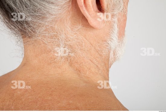 Neck Man White Average Wrinkles