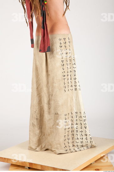 Leg Whole Body Man Historical Skirt Slim Studio photo references