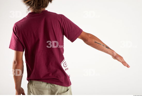 Arm Man Animation references White Casual T shirt Slim