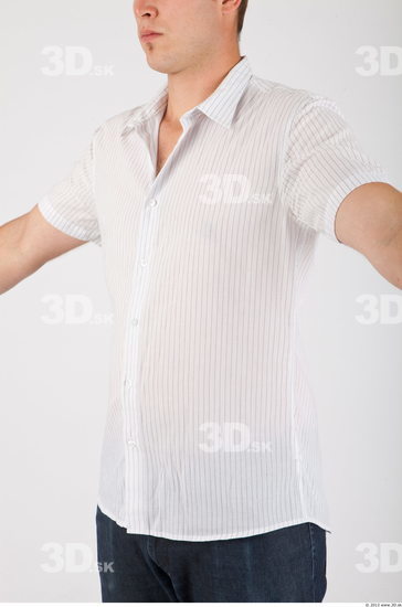 Upper Body Whole Body Man Casual Shirt Average Studio photo references