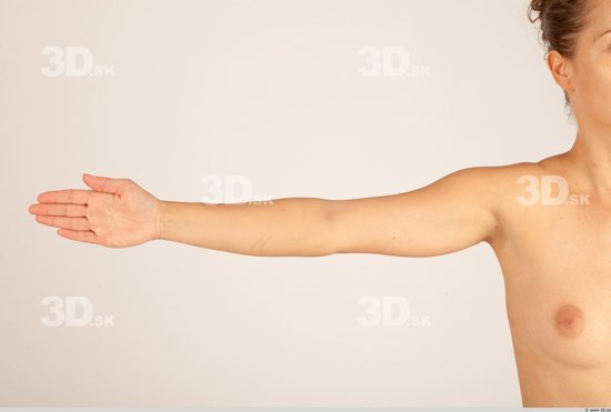 Arm Whole Body Woman Nude Formal Slim Studio photo references
