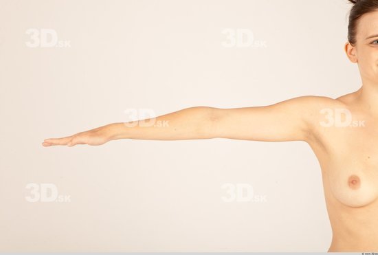 Arm Whole Body Woman Nude Formal Slim Studio photo references