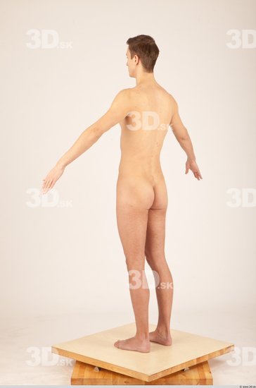 Whole Body Man Nude Athletic Male Studio Poses