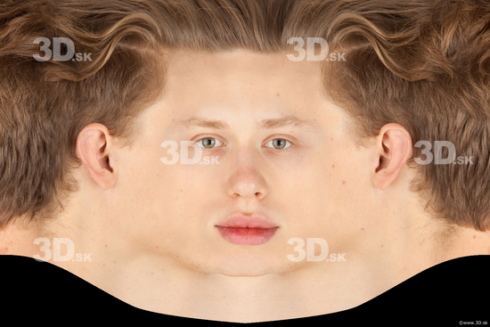 Face Man White Head textures
