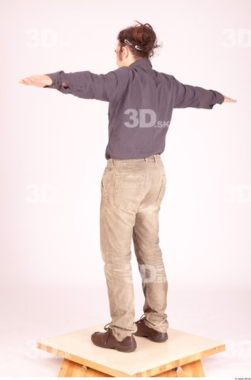 Whole Body Man T poses Formal Average Studio photo references