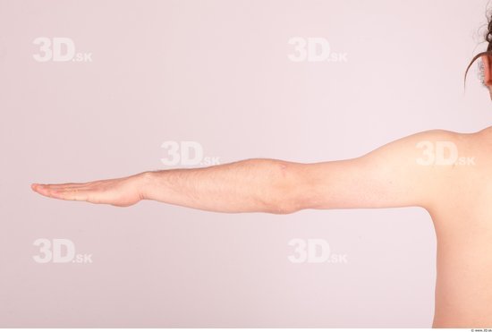 Arm Whole Body Man Nude Formal Average Studio photo references