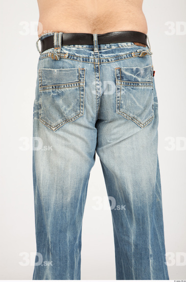 Thigh Whole Body Man Casual Jeans Average Studio photo references