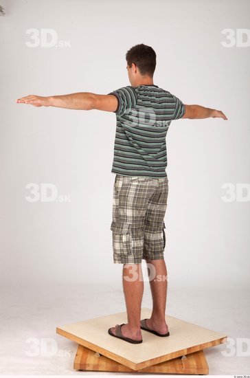 Whole Body Man T poses Casual Average Studio photo references