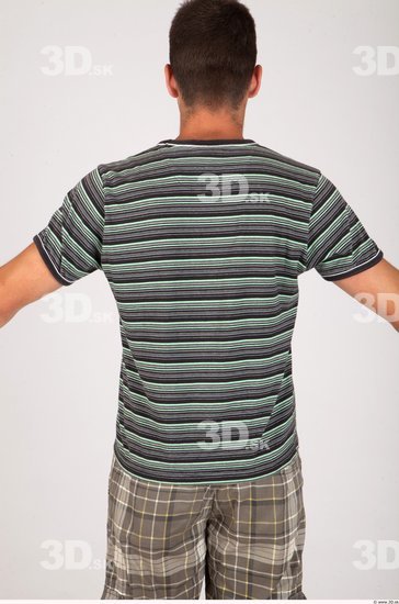 Upper Body Whole Body Man Casual Shirt T shirt Average Studio photo references