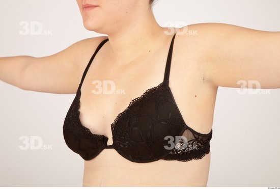 Whole Body Breast Woman Casual Underwear Bra Average Studio photo references