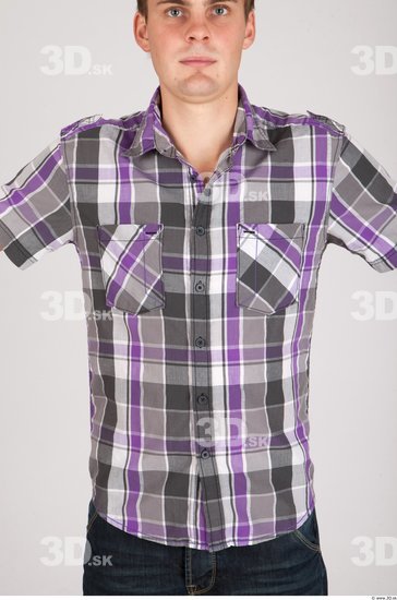 Upper Body Whole Body Man Casual Shirt Average Studio photo references