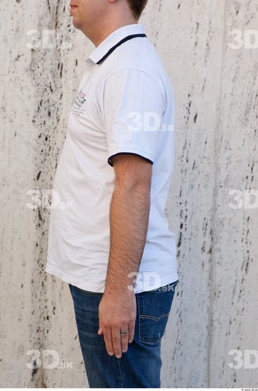 Arm Man White Casual T shirt Average