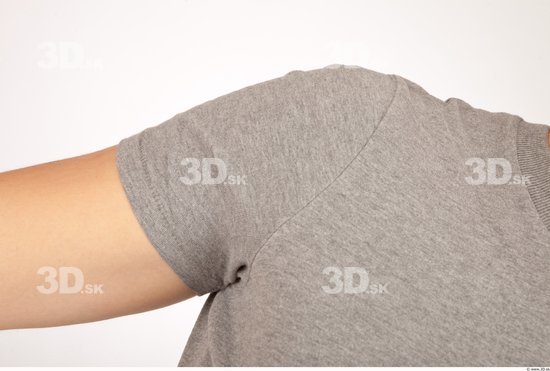 Arm Whole Body Man Casual Shirt T shirt Average Studio photo references