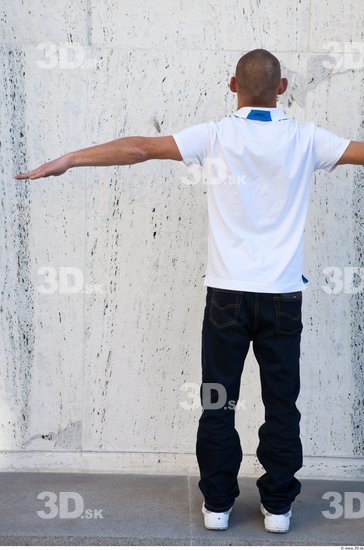 Whole Body Man T poses Casual Average Street photo references