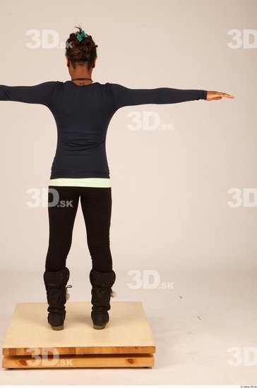 Whole Body Woman T poses Sports Average Studio photo references