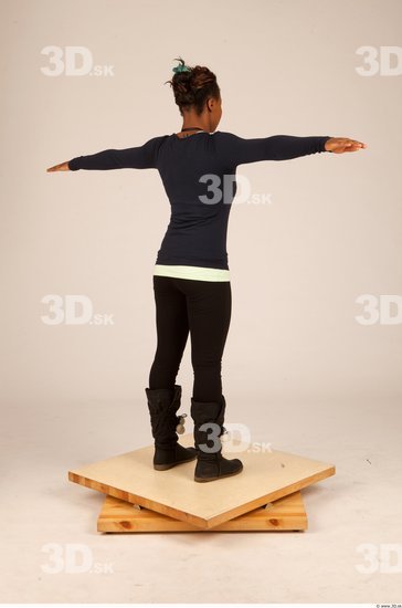 Whole Body Woman T poses Sports Average Studio photo references