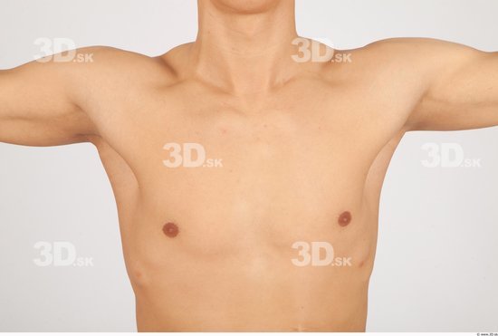 Chest Whole Body Man Nude Casual Slim Studio photo references