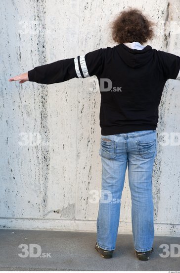 Whole Body Woman T poses White Casual Average