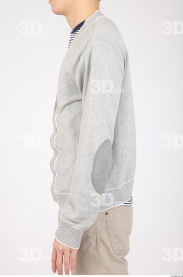 Arm Whole Body Man Asian Casual Sweater Slim Studio photo references