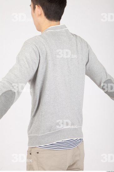 Upper Body Whole Body Man Asian Casual Sweater Slim Studio photo references