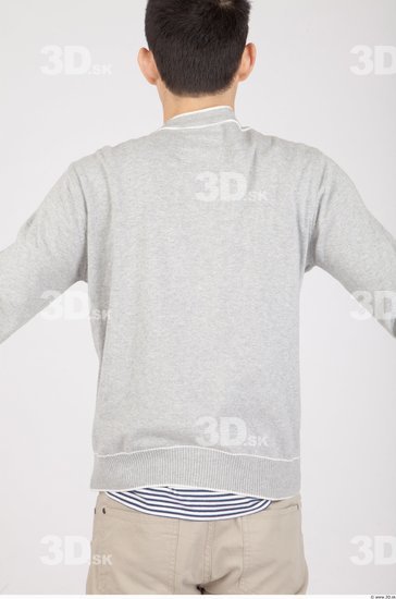 Upper Body Whole Body Man Asian Casual Sweater Slim Studio photo references