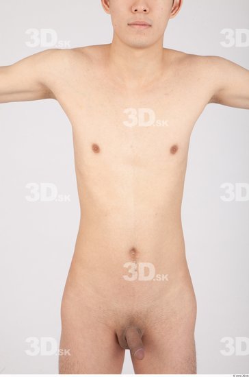 Upper Body Whole Body Man Asian Nude Casual Slim Studio photo references