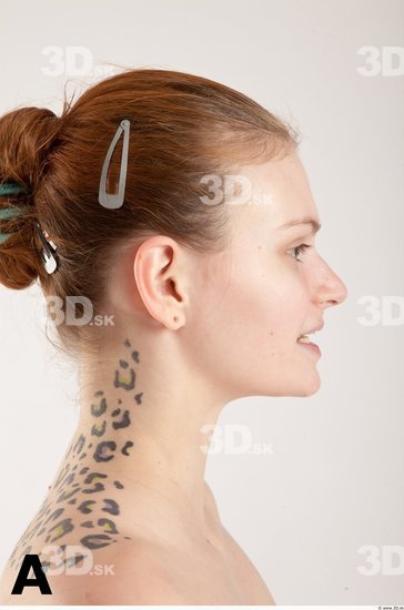 Head Phonemes Woman White Tattoo Slim