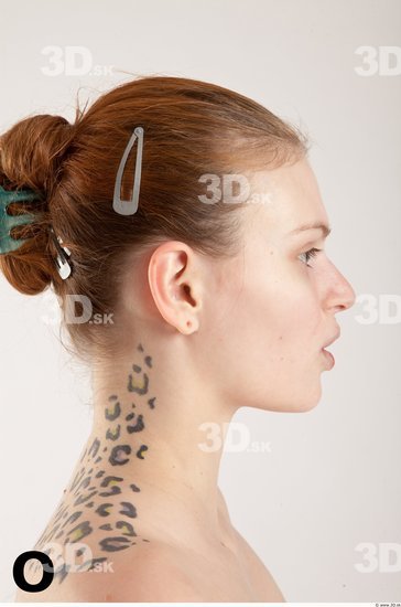 Head Phonemes Woman White Tattoo Slim