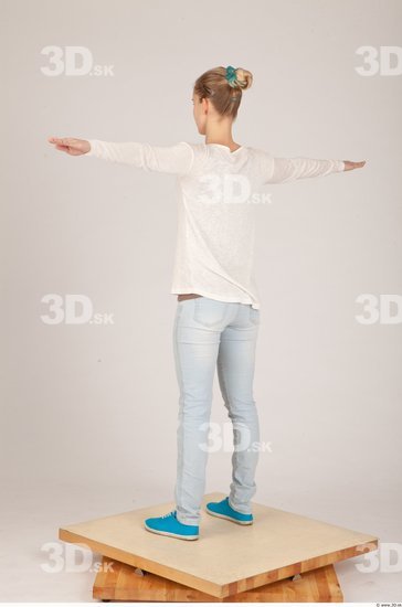 Whole Body T poses Casual Studio photo references