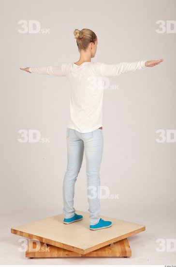 Whole Body T poses Casual Studio photo references