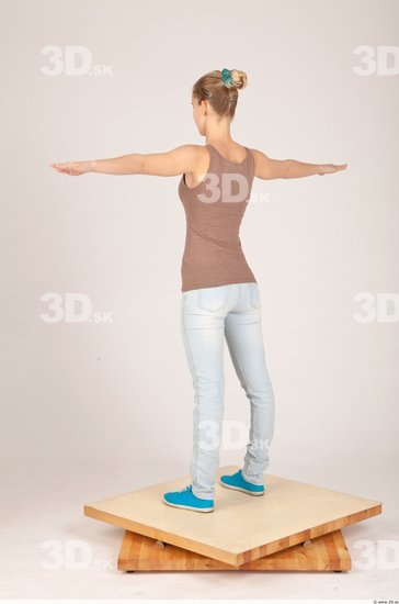 Whole Body T poses Casual Studio photo references