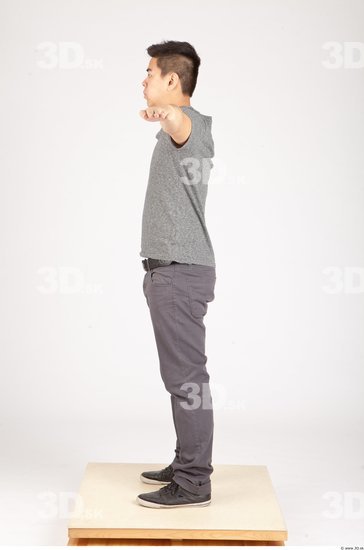 Whole Body Man T poses Casual Average Studio photo references