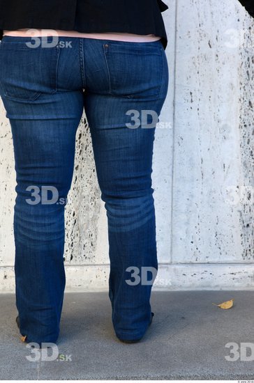 Leg Woman Casual Jeans Average Street photo references