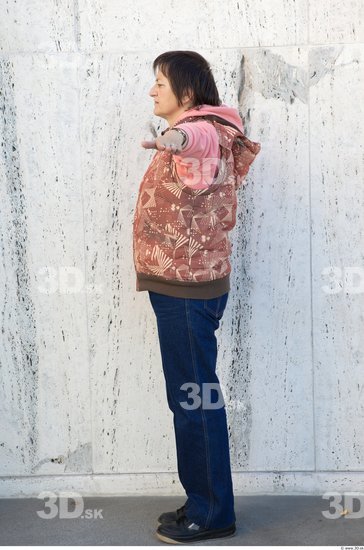 Whole Body Woman T poses Casual Average Street photo references