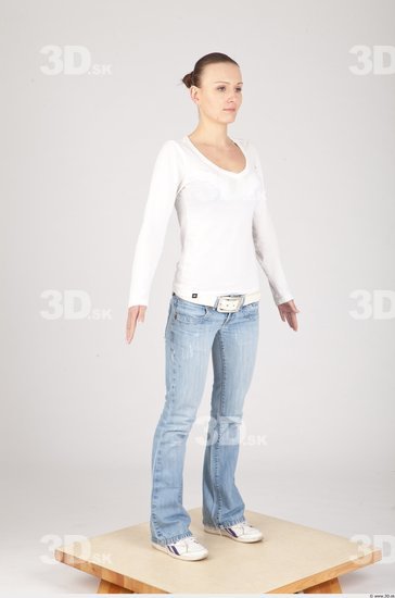 Whole Body Animation references Casual Slim Studio photo references