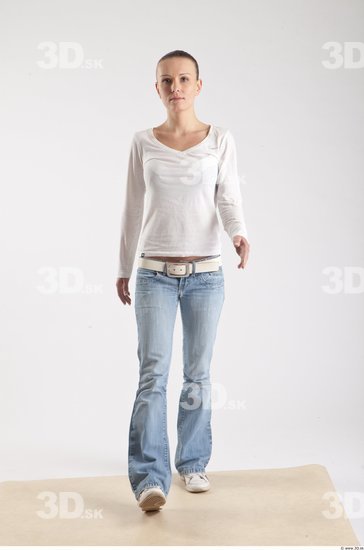 Whole Body Woman Animation references White Casual Slim