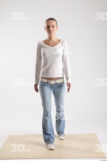 Whole Body Woman Animation references White Casual Slim