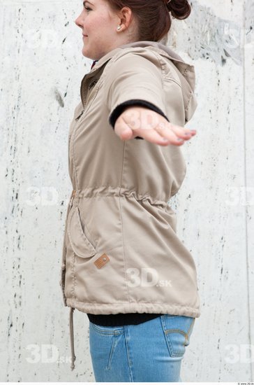 Upper Body Woman Casual Coat Average Street photo references