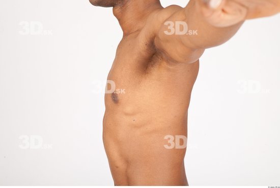 Chest Man Black Nude Athletic Studio photo references