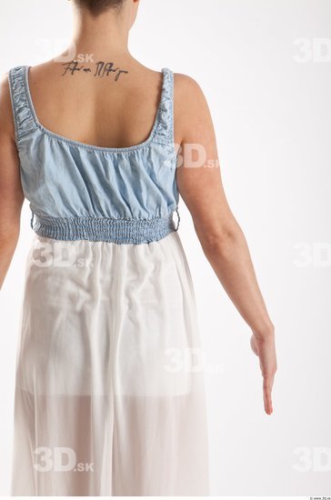 Arm Woman Animation references White Casual Dress Slim